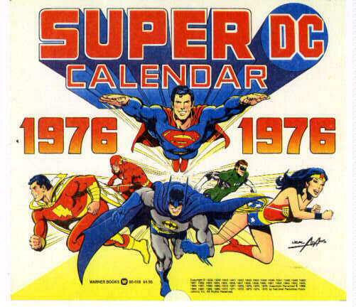 1976 calendar cover